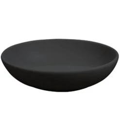 Vertex® E-B14-O Elements Onyx 65 Oz. Oval Bowl - 12 / CS