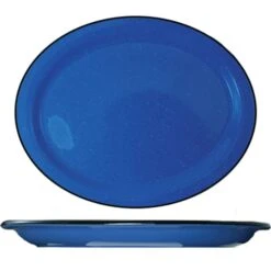 Intl Tableware CFN-13 Campfire 11.5 X 9.25 In. Blue Platter - 12 / CS