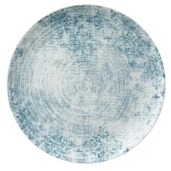 Schonwald 9331228-63073 Shabby Chic Blue 11" Coupe Plate - 6 / CS
