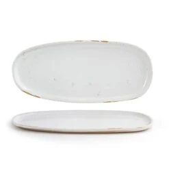 FOH DSP037BEP23 Artefact Ash 11 X 5" Plate - 12 / CS