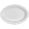 Homer Laughlin 52510000 Carolyn Arctic White 9.9 In. Platter - 24 / CS -Libbey Kitchenware Store 6062349