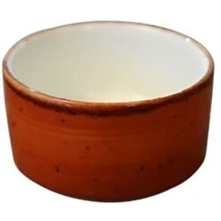 Vertex LTC-RSD London Terra Cotta Rolled Edge Sauce Dish - 48 / CS