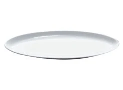 G.E.T. ML-253-W Siciliano White Melamine 1.3 Qt. Deep Platter - 3 / CS