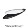 G.E.T. ML-253-BK Siciliano Black Melamine 1.3 Qt Deep Platter - 3 / CS -Libbey Kitchenware Store 6063435