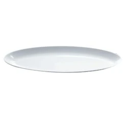 G.E.T. ML-255-W Siciliano White Melamine 4 Qt. Platter - 3 / CS