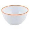 G.E.T. B-44-TG Settlement Oasis Tangerine / White 10 Oz. Bowl - Dozen 2 G.E.T. B-44-TG Settlement Oasis Tangerine / White 10 Oz. Bowl - Dozen -Libbey Kitchenware Store 6063566