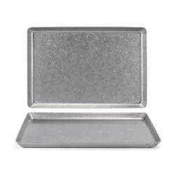 FOH DDP074ANS21 Mod 13 X 7 Stainless Antique Plate - 4 / CS