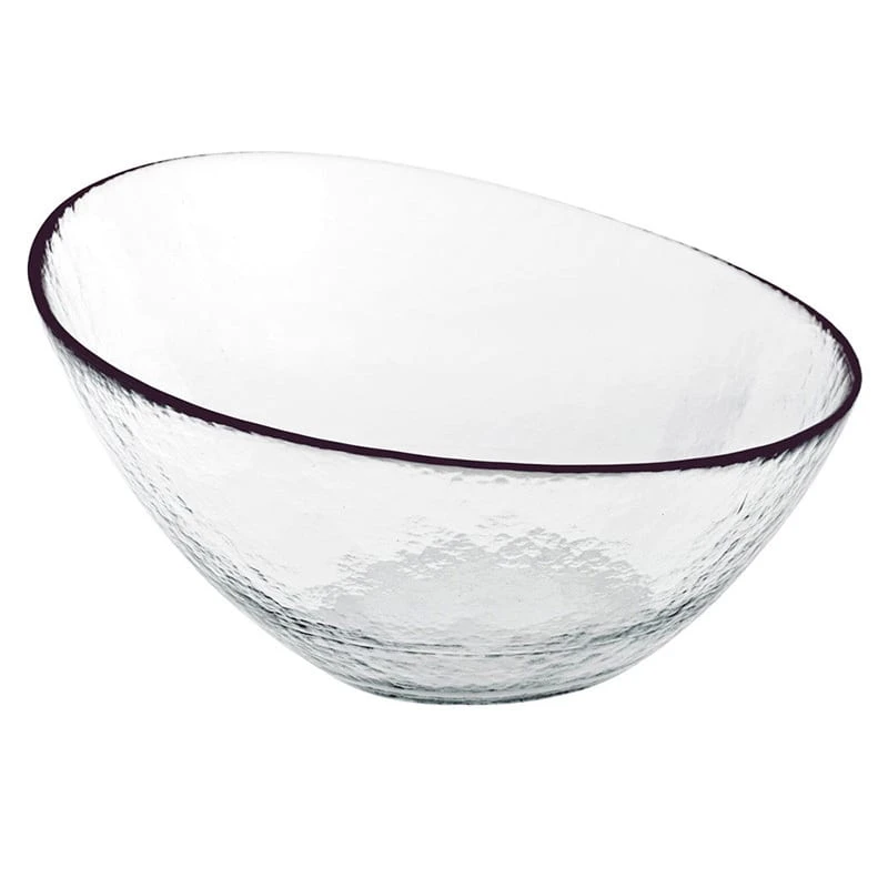 FOH DBO051CLG20 Kaleidoscope 108 Ounce Slanted Bowl - 2 / CS 3 FOH DBO051CLG20 Kaleidoscope 108 Ounce Slanted Bowl - 2 / CS