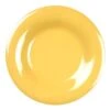 Thunder Group CR006YW Yellow 6.5" Round Wide Rim Plate - 96 / CS -Libbey Kitchenware Store 6070086