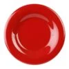 Thunder Group CR006PR Pure Red 6.5 In. Round Wide Rim Plate - 96 / CS