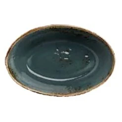 Steelite 11300400 Craft Blue 13 Ounce Oval Baker - 24 / CS