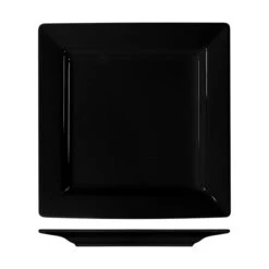 Intl Tableware EL-6-BL Elite Harvest Black 6.25" Plate - 36 / CS