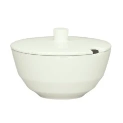 Schonwald 9124922 Allure Bone White 7.4 Oz Sugar Bowl W/ Lid - 6 / CS