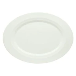 Schonwald 9122023 Allure Bone White 9" Oval Platter - 12 / CS