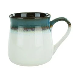 Intl Tableware 4416-159 Sioux Falls Blue / White 16 Oz. Mug - 24 / CS