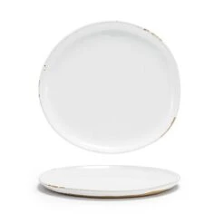 FOH DDP069WHP22 Artefact White 9" Round Plate - 6 / CS