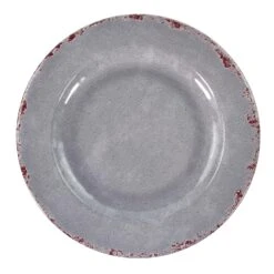 Europaeus TGY1633 Gray Casablanca 11" Plate - 12 / CS