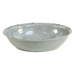 Europaeus TGY1638 Gray Casablanca 1.25 Quart Oval Bowl - 12 / CS