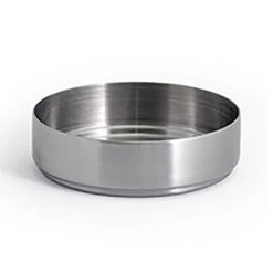FOH DSD074BSS23 Soho Brushed Stainless Steel 3 Ounce Ramekin - 12 / CS