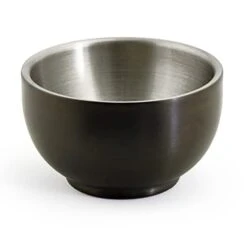 FOH DBO124BKS23 Harmony Matte Black S/S 2-1/2 Oz. Bowl - 12 / CS