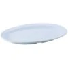 Winco MMPO-118W White 11.5" Oval Melamine Platter - 24 / CS -Libbey Kitchenware Store 6079495