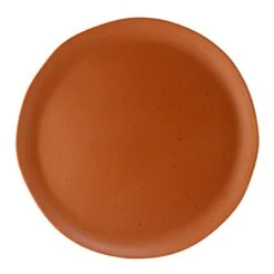 EGS B183140-STCS Morocco Terracotta Speckle 14" Plate - 6 / CS