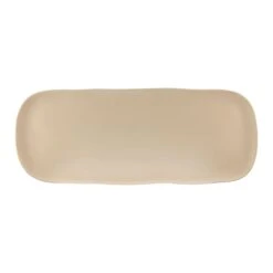 EGS B181170-V Morocco Vanilla 17" X 6-3/4" Plate - 6 / CS