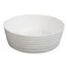 Dalebrook T1557 White Ripple Melamine 8-1/2 Quart Bowl