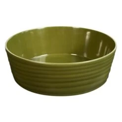 Dalebrook TG1557 Green Ripple Melamine 8-1/2 Quart Bowl