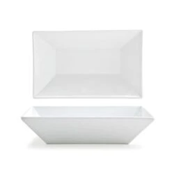 FOH DBO120WHP23 Kyoto 8" X 5" Rectangular 20 Ounce Bowl - 12 / CS