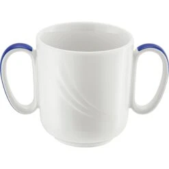 Schonwald 9185631-62971 Donna Senior Blue 2-Handle 1.5 Oz Mug - 6 / CS