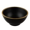 EGS B245080-GLDB Kobe Black / Gold 53 Oz. Bowl - 6 / CS -Libbey Kitchenware Store 6081884