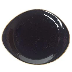 Steelite 12090521 Craft Licorice 10" Freestyle Plate - 12 / CS