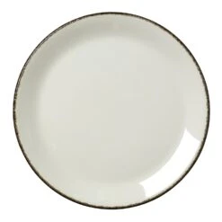 Steelite 17560543 Charcoal Dapple 9" Coupe Plate - 24 / CS