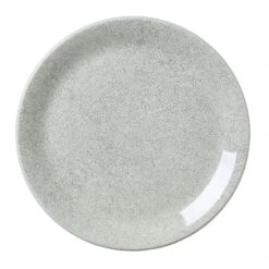 Steelite 17610566 Ink Crackle Gray 10" Coupe Plate - 12 / CS