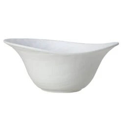 Steelite 68A451EL701 Scape Melamine White Abstract 42 Oz Bowl - 6 / CS
