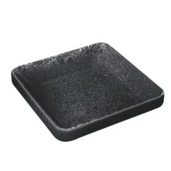 Playground 701320991021090 Nara Black Square 2.6 Oz. Bowl - 6 / CS
