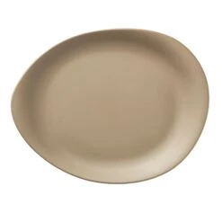 World Tableware DRI-15-SME Driftstone Sand Melamine Platter - 6 / CS