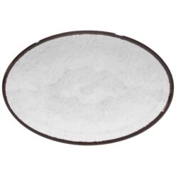 Elite Global Solutions D8512OVM-W White Mojave 12-1/2" Plate - 6 / CS