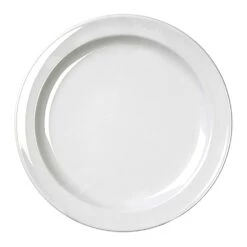 Thunder Group NS109W Nustone White 9" Dinner Plate - 12 / CS