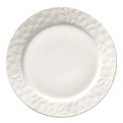 Syracuse China 988001151 Status White Rimmed 10-1/2" Plate - 12 / CS