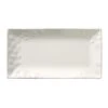 Syracuse China 988001258 Status White Rect 11" X 6" Platter - 12 / CS