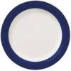 World Tableware BMEL-1105B Blue Band Basics 10" Plate - 12 / CS -Libbey Kitchenware Store 6083757