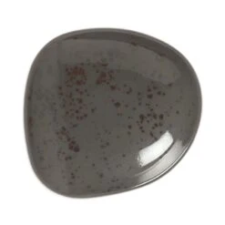 Schonwald 9381215-63044 Pottery Dark Gray 6-1/8" Plate - 12 / CS