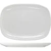 International Tableware QP-12 Quad White 12 X 9 Euro Platter - 12 / CS -Libbey Kitchenware Store 6085090
