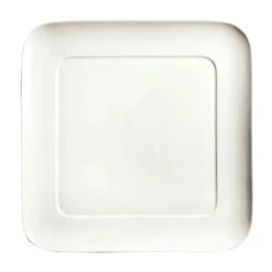 Syracuse 905356993 Slenda Royal Rideau White 16" Sq. Plate - 12 / CS