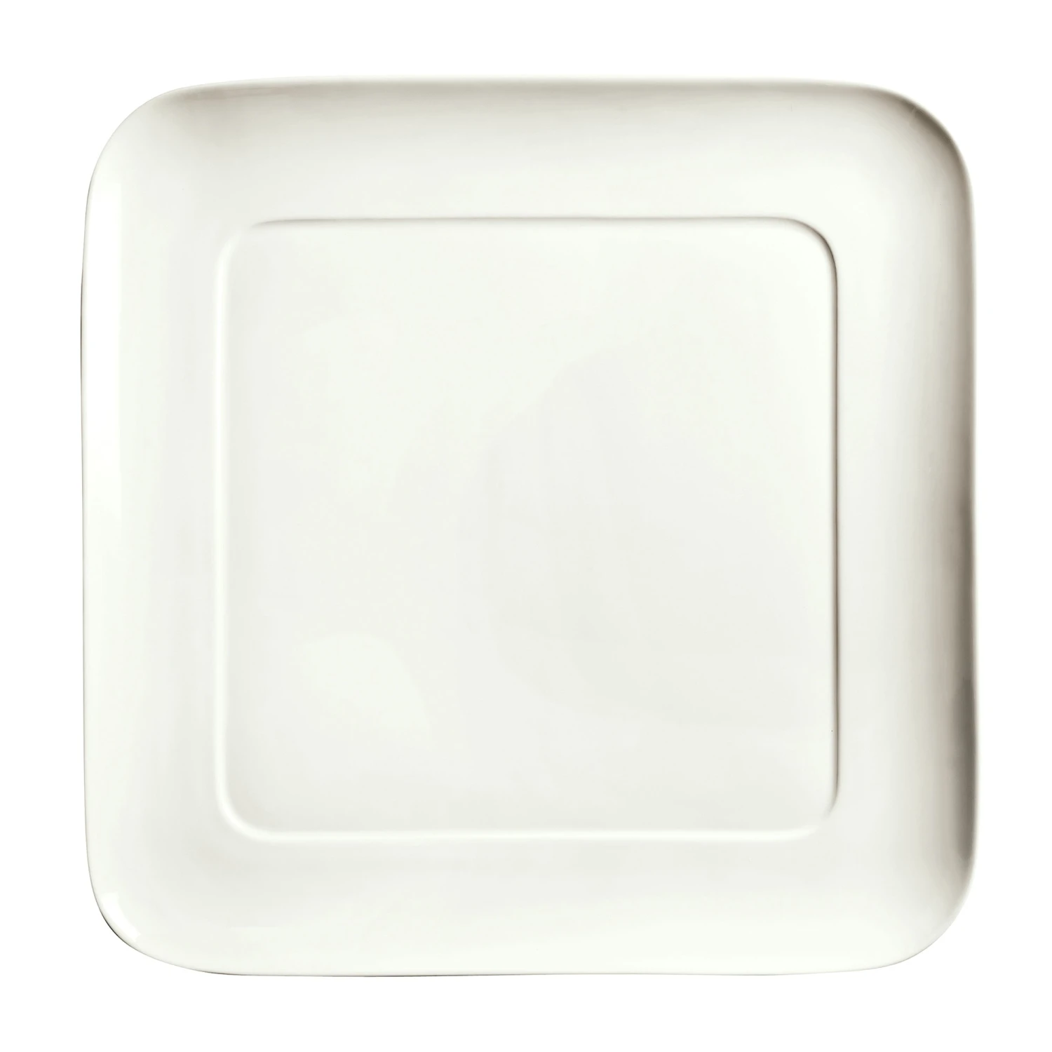 Syracuse 905356993 Slenda Royal Rideau White 16" Sq. Plate - 12 / CS 3 Syracuse 905356993 Slenda Royal Rideau White 16" Sq. Plate - 12 / CS