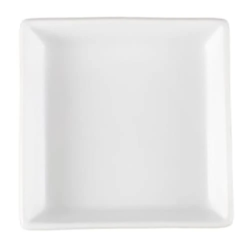 Vertex China AV-QS4 Ventana 4" Square Dish - 48 / CS 3 Vertex China AV-QS4 Ventana 4" Square Dish - 48 / CS