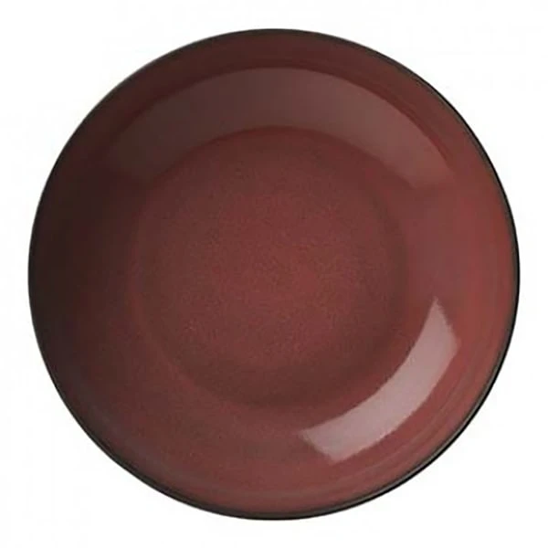 Oneida L6753074133C Rustic Crimson 8-1/4" Plate - 24 / CS 3 Oneida L6753074133C Rustic Crimson 8-1/4" Plate - 24 / CS