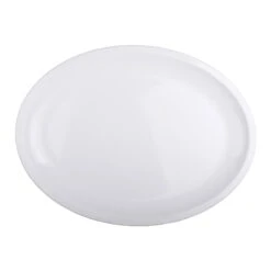 Elite Global Solutions M1612OV-W White Olympus 16" X 12" Coupe Platter